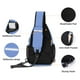thumbnail image 4 of Mochila bandolera MOSISO, bandolera, de viaje, azul, 4 of 7