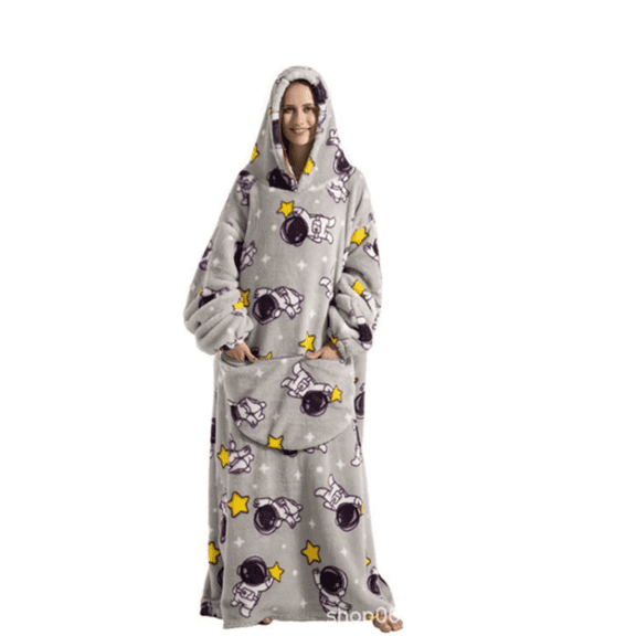 Extra Long Oversized Blanket Hoodie Hooded Wearable Blanket for Women Men