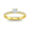 thumbnail image 1 of 3/4 Carat TW Round Natural Diamond Engagement Rings in 10k Yellow Gold, 1 of 2