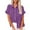 Purple, variant on Orange S WIZUTIZ Corset Tops for Women up to 30% Off Sports Comfy Summer-Beach Plus Size Tshirt Short Sleeve Cotton Soft Ladies Tops Trendy Crew Neck T-shirt Elegant Plus Tshirts Loose Fit Solid Shir
