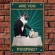 thumbnail image 3 of Placa de Metal Vintage de hierro, pintura Rectangular de gato divertido, Arte de la pared Decoración, 20x30cm, 3 of 9