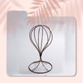 thumbnail image 4 of Yuarrent Soportes metálicos modernos para sombreros, peluca hueca, soporte decorativo con forma de farol, almacenamiento, estante de Decoración del hogar Blanco, 4 of 6