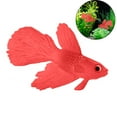 thumbnail image 1 of Silicone Artificial Fish Aquarium Decortion High Simulation Lifelike Floating Fake Betta Fish Tank Ornament, 1 of 9