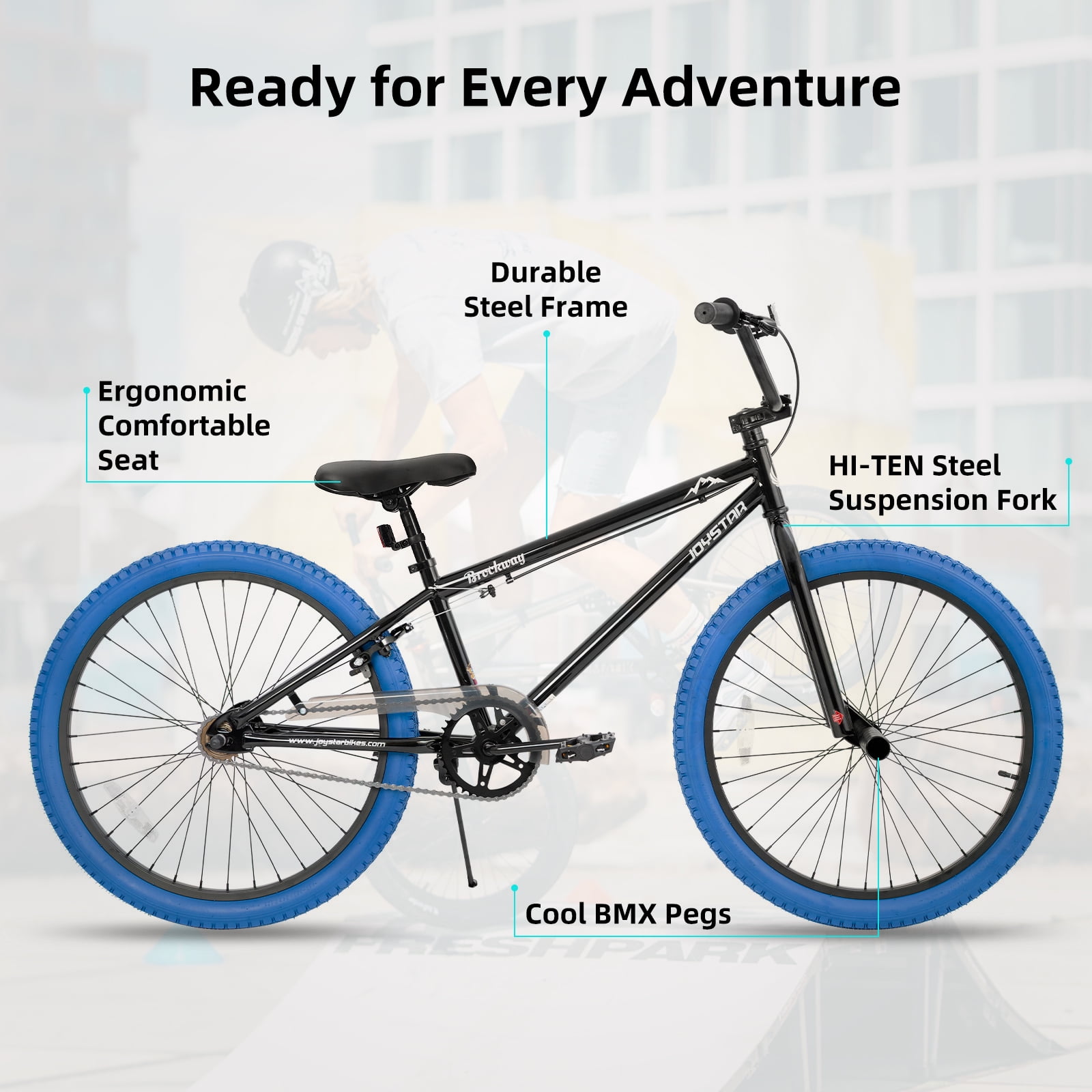 JOYSTAR Brockway Freestyle Kids BMX Bikes 20