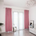 thumbnail image 3 of Paneles de cortinas aislantes para ventanas, cortinas opacas de poliéster perforadas de color rosa, 3 of 8