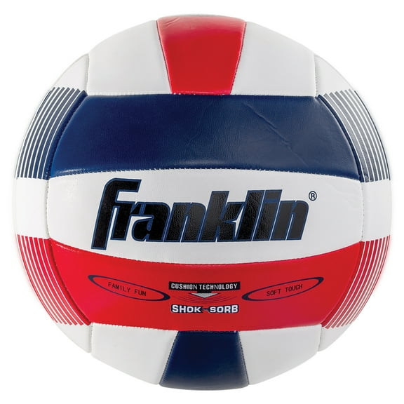 Franklin Sports Soft Spike Volleyball – Indoor & Outdoor Play Ball, Assorted Colors, Lightweight and Durable for Kids, Teens, and Adults, Official Sports Equipment