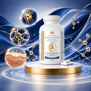 Salcoll Collagen + Vitamin C Skin Capsules for Hair, Skin & Nails Support, 120 Capsules