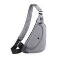thumbnail image 4 of Segolike Men Chest Bag Bag Lightweight Trendy Purse Chest Shoulder Backpack for Running Climbing Mountaineering Trekking Fishing Grey, 4 of 8
