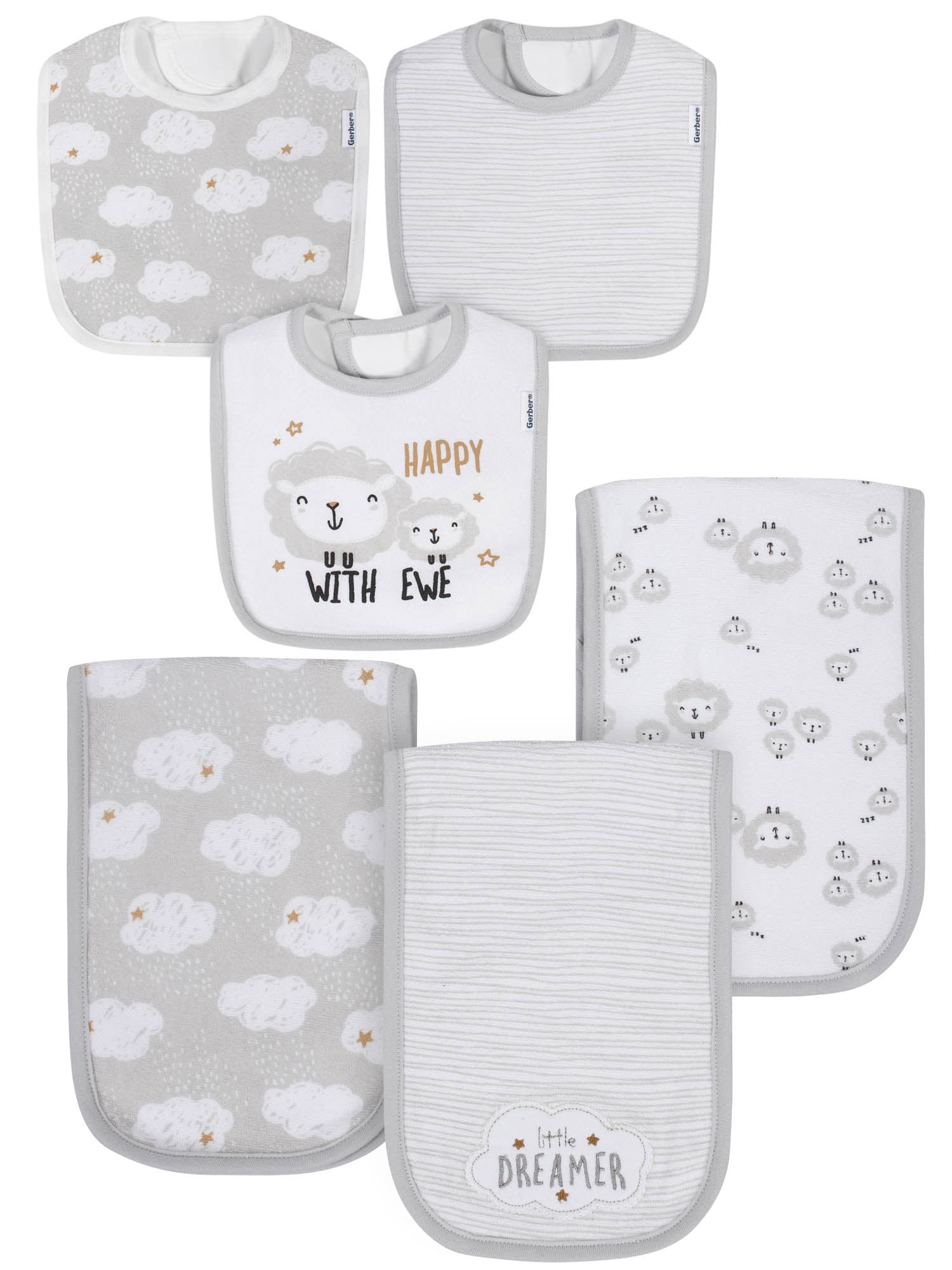 Gerber Baby Gender Neutral Terry Bibs and Burps France Ubuy