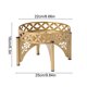 thumbnail image 3 of Soporte para plantas de hierro forjado, suelo de pie, portamacetas interiores exteriores de un solo nivel, estantería metálica, balcón, salón, decoración del hogar, 3 of 6