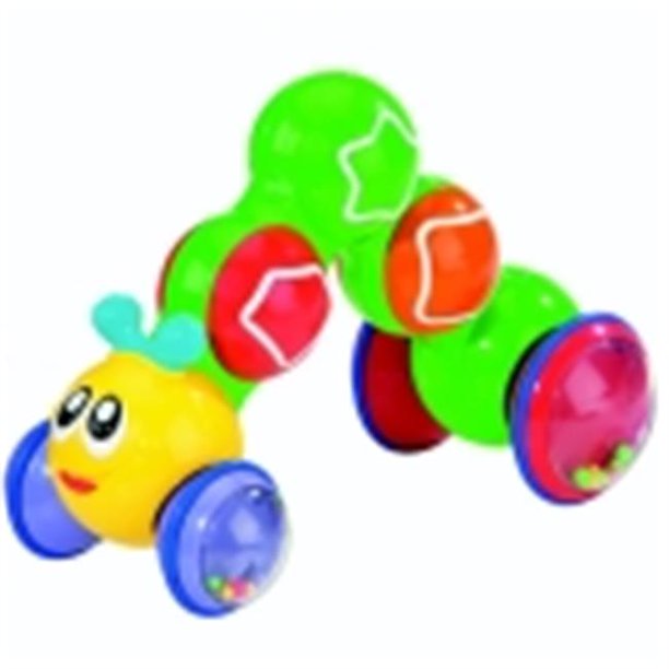 International Playthings Toy Inchworm, Press N Go