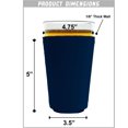 thumbnail image 2 of Take A Hike Pint Glass Coolie (Bright Green), 2 of 2