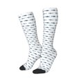 thumbnail image 2 of Fotbe Party Shark Cute print Women's Men's Novelty Crew Socks Cotton Socks Knee High Socks for Walking,Running,Nurses,Pregnancy, 2 of 9
