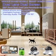 thumbnail image 2 of Móvil 2MP+2MP Lente dual Pantalla dual Robot para mascotas 2.4 GHz WiFi Cámara de seguridad inteligente para el hogar P 360°/T Rotación de 90° Monitoreo Aplicación de teléfono Audio bidireccional Dete, 2 of 5