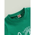 thumbnail image 6 of BABAMOON Infant Toddler Baby Boy St. Patrick's Day Outfit Shamrock Short Sleeve T-Shirt Tops Pants Summer Clothes, 6 of 9