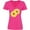 Hot Pink, variant on Inktastic Yellow Sunflowers Women's V-Neck T-Shirt