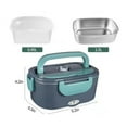 thumbnail image 4 of Electric Lunch Box, Ultra Quick Heated Portable Food Warmer With Leakproof Lid, Safety Material And Dishwasher Safe Components For Car/Truck/Office Use, 1.5L Stainless Steel, 4 of 5