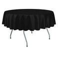 thumbnail image 1 of Ultimate Textile (10 Pack) Herringbone - Fandango 84-Inch Round Tablecloth, Black, 1 of 3