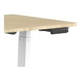 thumbnail image 4 of Monoprice WFH Single Motor Height Adjustable Motorized Complete Sit-Stand Desk with Solid-core Natural Wood Top, 47.2 x, 4 of 5
