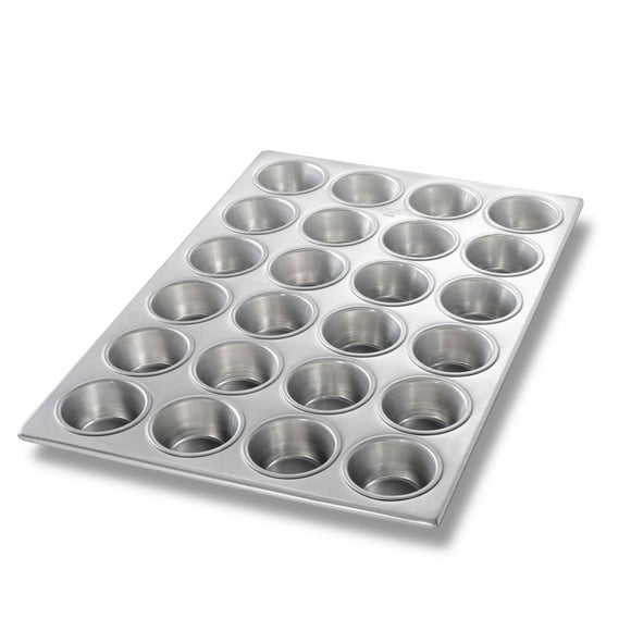 Chicago Metallic Moule à Muffins / Cupcakes de 24 Tasses en Aluminium Émaillé