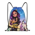 thumbnail image 1 of Pofeuu Monster High pour Sac à Cordon Résistant à l'Eau 210D Design Compact Pliable Gym Yoga Voyage Essentiels Léger Sac à Main-Petit, 1 of 6
