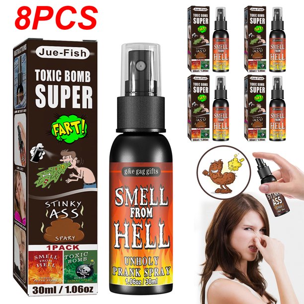Halloween 30ml Fart Gag Spray Broma Juguete Parodia Olor Terrible (Infierno)