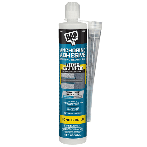 DAP Anchoring Adhesive: 10.1 fl. oz. (Grey) 7079828100