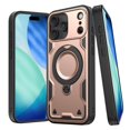 thumbnail image 6 of Elegant Choise for iPhone 17 Pro/17 Pro Max Magnetic Case 360° Rotating Metal Ring & Shockproof Armor, 6 of 15