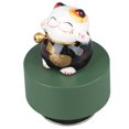 thumbnail image 4 of Music Box Round Shape Fortune Cat Style Pleasing Melody Exquisite Durable Kids Musical Box for Kids Family Office Black Fortune Cat, 4 of 5