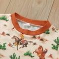 thumbnail image 4 of Boy Baby Clothes Toddler Little Outfit Kids Unisex Summer Cotton Cow Printed Sleeveless Casual 6M 12M 18M 24M 3T 4T T-Shirt + Shorts Shirt Tops and Set 2-Piece, 4 of 8