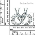 thumbnail image 3 of Visland Gifts for Mom I Love You to the Moon and Back Mother Daughter Women Necklaces Pendant Mother's Day Gifts,2 Pieces, 3 of 8