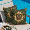 thumbnail image 4 of Gorgeous Throw Pillow Cover Gorgeous Decoration Bohemian Pattern Cotton Linen Cushion Cover Throw Pillow Case with Invisible Zipper for Couch Sofa Bed Chair Car 20x20 Inch, 4 of 14