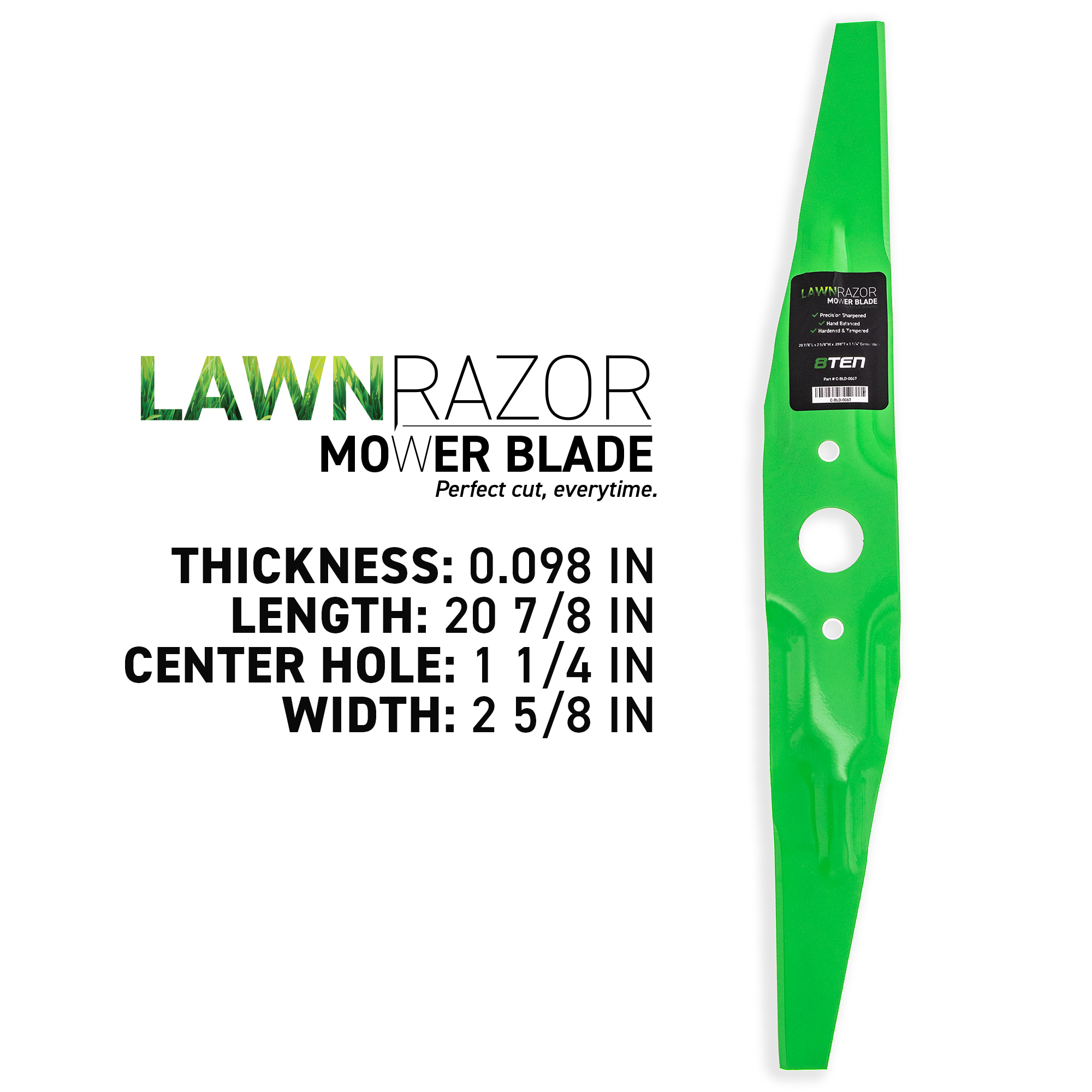LawnRAZOR Mower Blade Set for Honda 21" Deck HRB HRM HRR HRS HRT 215 216 217 MK1013533