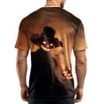 thumbnail image 6 of Mens Halloween Shirts Spider Pumpkin Graphic Short Sleeve Cute Tees Castle Print Crew Neck Funny Spooky T-Shirt XL, 6 of 6