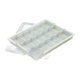 thumbnail image 1 of Caja de almacenamiento de cuentas, organizador de cuentas, versátil, transparente, con tapa, suministros apilables Cuadrícula 18, 1 of 9