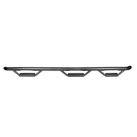 RBP-2 RBP Nerf Bar - Roue de Camion à Roue 18B-RX7 RX-7; avec Marches Rabattables; Sans Marchepied; Rond de 3 Pouces; Enduit de Poudre; Noir; Acier; avec Embouts Soudés; Montage sur Panneau Basculant