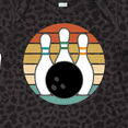thumbnail image 4 of Inktastic Bowling Pins Ball Bowler Retro Sunset Boys or Girls Baby Bodysuit, 4 of 5