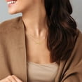 thumbnail image 3 of Personalized Name Necklace Layering Set with Ball Station Chain, 3 of 8