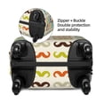 thumbnail image 2 of Fotbe Colorful Mustache Funda Protectora para Equipaje, Antirrayones y Resistente a la Suciedad, Compatible con Maletas de 18 a 32 Pulgadas-Small, 2 of 7