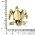thumbnail image 3 of Brass Tortoise Figurine Statue for Living Room Table Home Decoration Bronze 34x36.5x12.5mm, 3 of 3