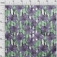 thumbnail image 2 of oneOone Silk Tabby Lavender Fabric Leaves & Flower Quilting Supplies Print Sewing Fabric By The Yard 42 Inch Wide, 2 of 4