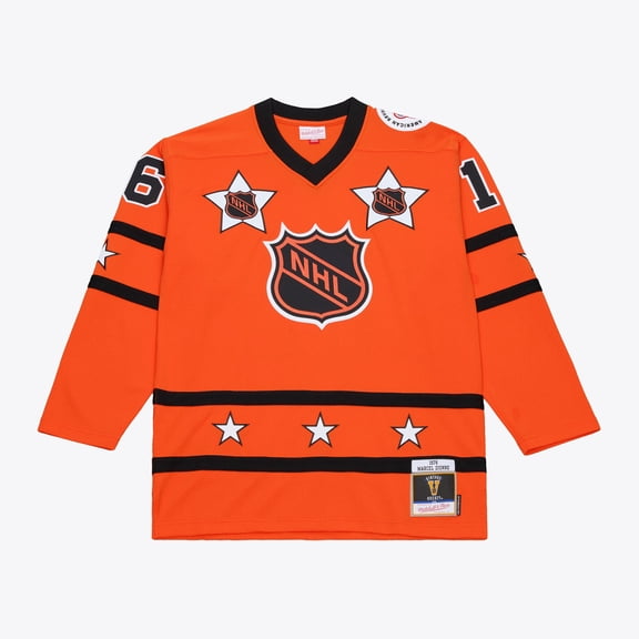 Men's Mitchell & Ness Marcel Dionne Orange 1976 NHL All-Star Game Power Play Jersey