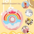 thumbnail image 3 of Hervidor deportivo de paja de 380ml, taza de arcoíris con forma de Donut para el hogar y la Oficina, 3 of 8