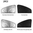 thumbnail image 3 of 2Pcs Car Side Fabric+Magnet Front Car Sun Shade Left And Right For Sun Shade Magnet Privacy Curtain For Front/Rear For Most Cars, 3 of 7