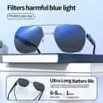 thumbnail image 6 of US Exclusive Waterproof Game Glasses Anti-blue Light Bluetooth Call UV Protection Use, 6 of 9