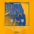 thumbnail image 5 of Men's Fanatics Gold Golden State Warriors 2022 Western Conference Champions Balanced Attack Roster T-Shirt, 5 of 5