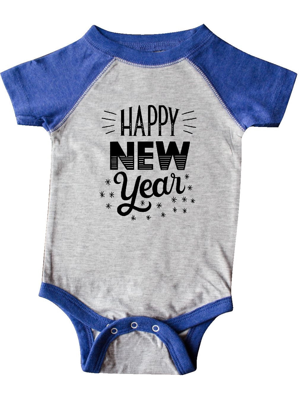 inktastic Life is Good Handlettered in Dark Blue Light Blue Long Sleeve Creeper