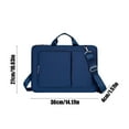 thumbnail image 2 of Hiroekza Laptop Sleeve Case - Lightweight Polyester Laptop Bag for 14-15 Inch Notebooks, Fits Multiple Brands, Holds Accessories, Ideal for Work & Travel Blue, 2 of 6