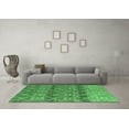 thumbnail image 3 of Ahgly Company Indoor Rectangle Abstract Emerald Green Modern Area Rugs, 8' x 12', 3 of 4