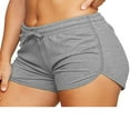 thumbnail image 1 of MesaSe Women Athletic Yoga Shorts Solid Color Workout Gym Shorts Tummy Control Running Drawstring Shorts, 1 of 4